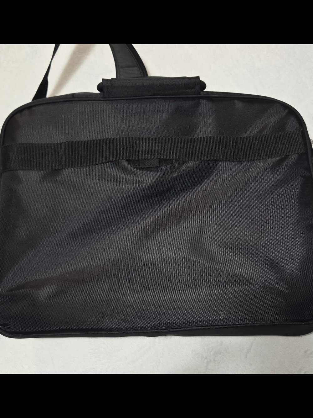 HP Black Laptop Briefcase with Blue Logo Accent